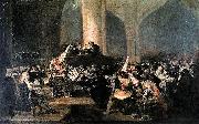 Francisco de Goya Tribunal de la Inquisicion o Auto de fe de la Inquisicion France oil painting artist